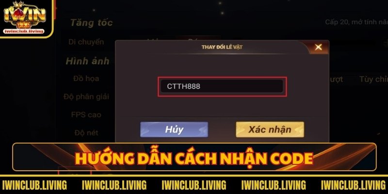 Hướng dẫn cách nhận code