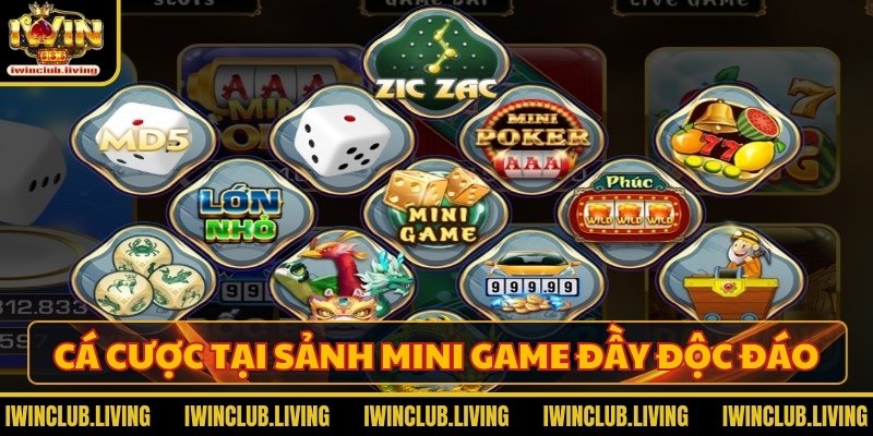 Cá cược tại sảnh Mini game đầy độc đáo