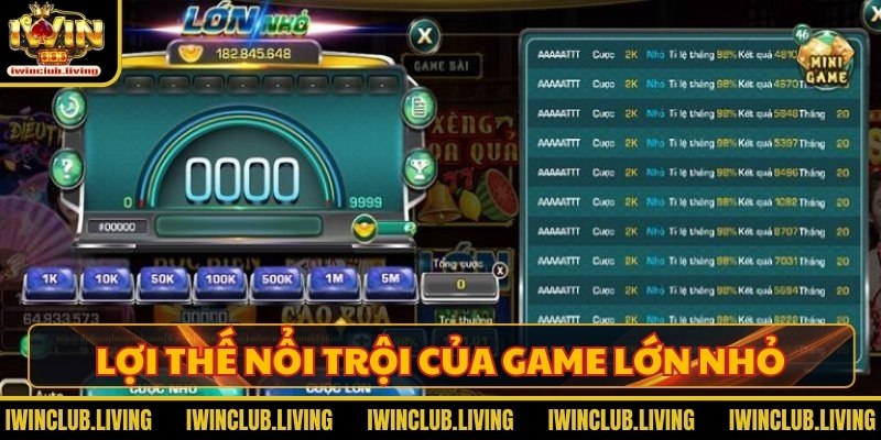 Lợi thế nổi trội của game lớn nhỏ