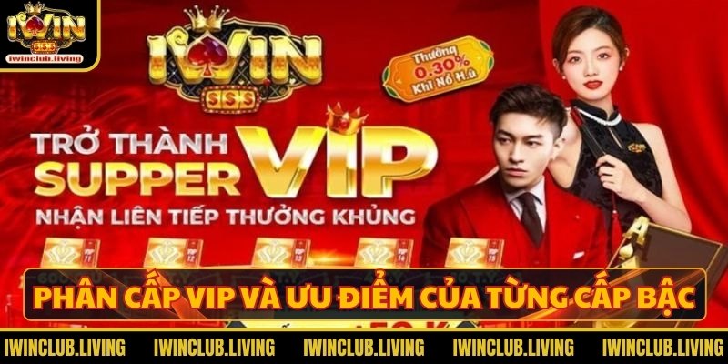 Phân cấp vip và ưu điểm của từng cấp bậc